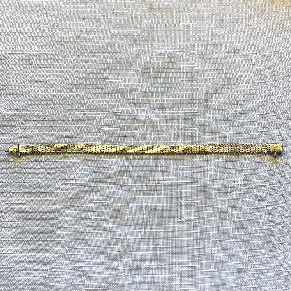 VINTAGE GOLD PLATED BRACELET - Picture 3 of 7